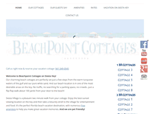 Tablet Screenshot of beachpointcottages.com